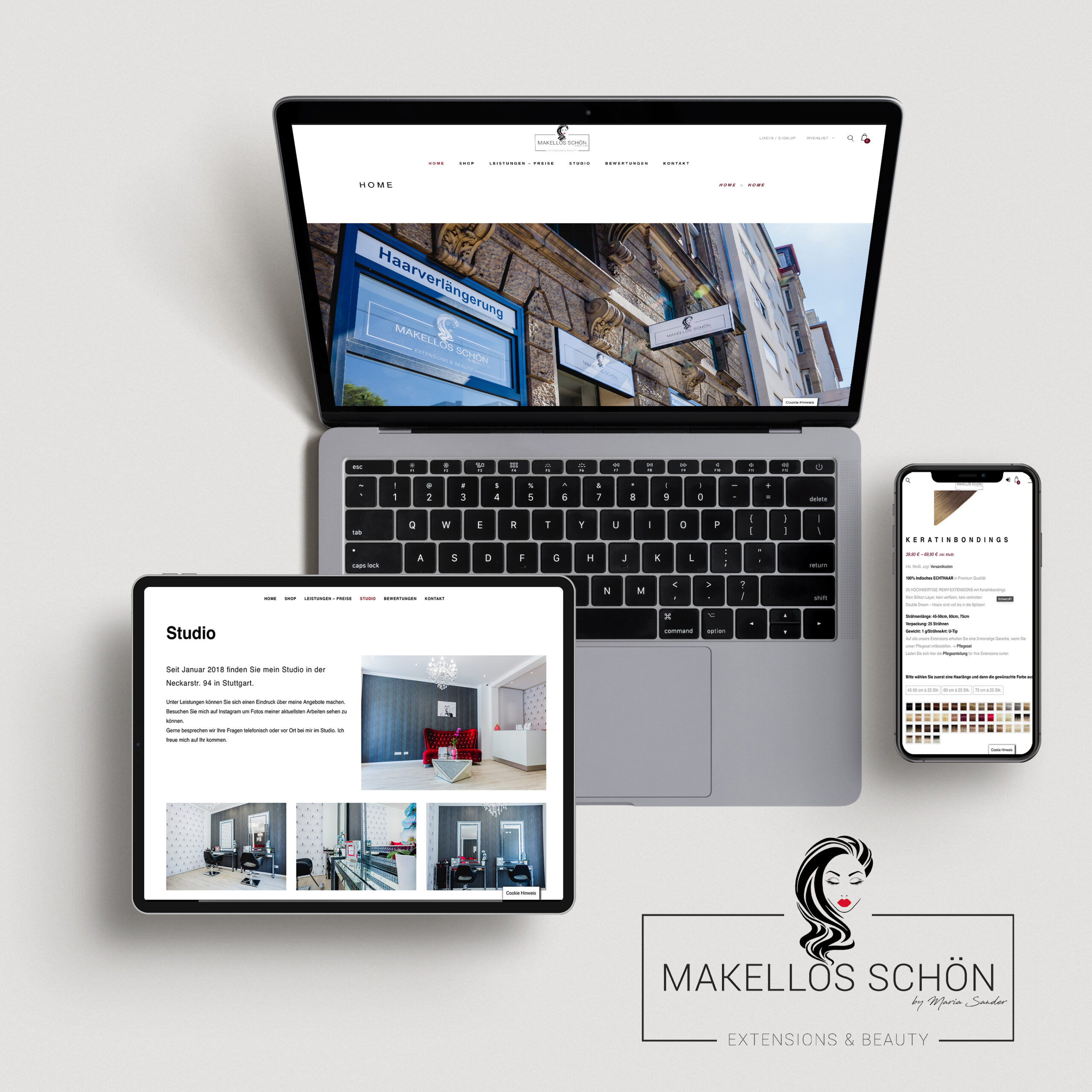 logodesign & website + onlineshop & CD