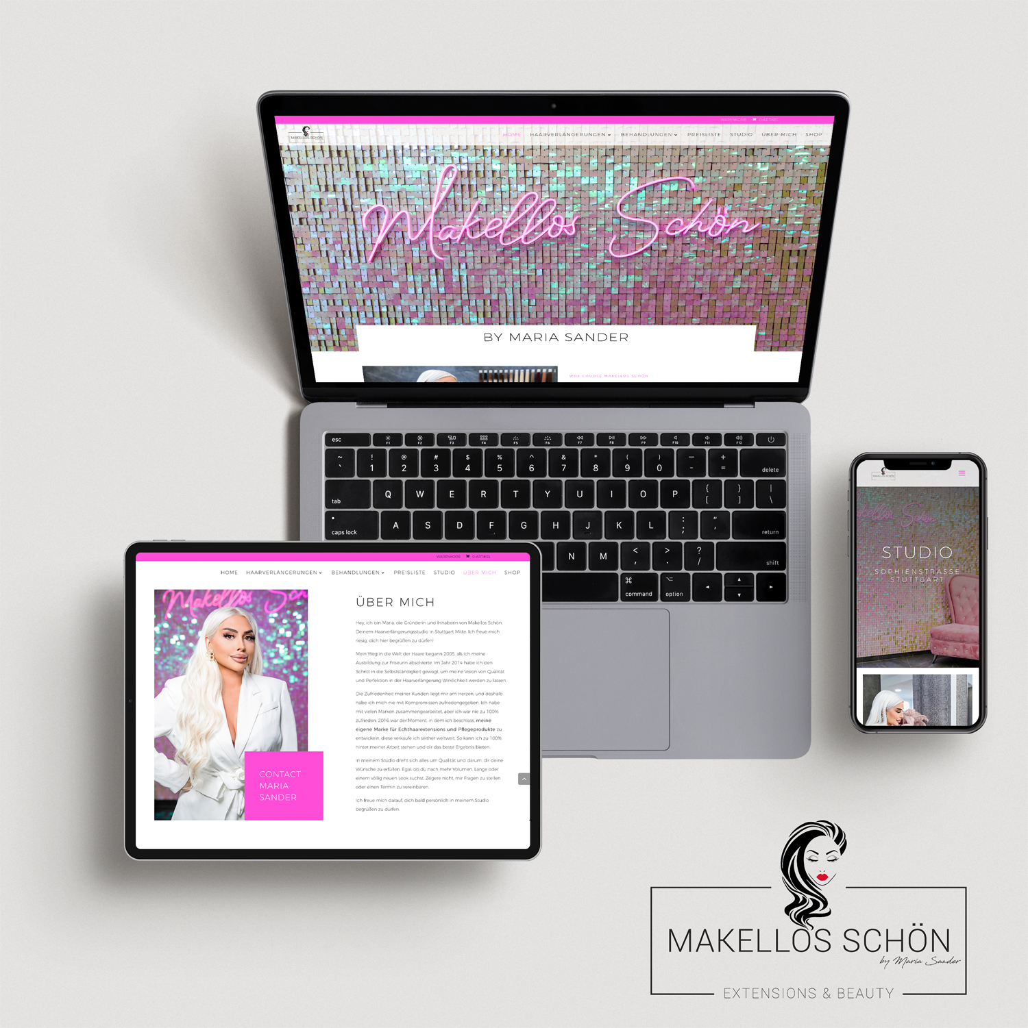 logodesign & website + onlineshop & CD